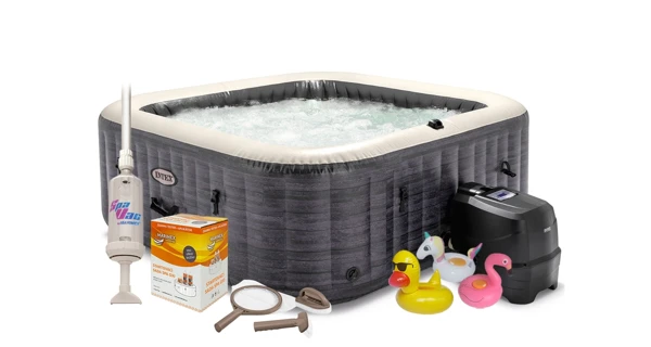 Vírivý bazén Pure Spa Greystone Deluxe Bubble Spa 6 NP + výhodný set príslušenstva