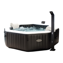 Vírivý bazén Pure Spa - Jet & Bubble Deluxe HWS 4+ Solárna sprcha UNO 35 l hliníková s LED svetlom