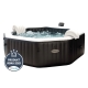 Vírivý bazén Pure Spa - Jet & Bubble Deluxe HWS 4+ Solárna sprcha UNO 35 l hliníková s LED svetlom