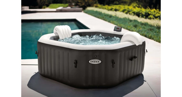 Vírivý bazén Pure Spa - Jet & Bubble Deluxe HWS 4+ Solárna sprcha UNO 35 l hliníková s LED svetlom