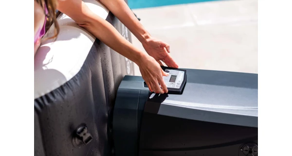 Vírivý bazén Pure Spa - Jet & Bubble Deluxe HWS 4+ Solárna sprcha UNO 35 l hliníková s LED svetlom