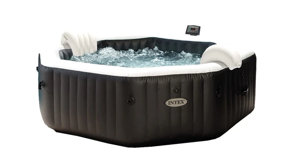 Vírivý bazén Pure Spa - Jet & Bubble Deluxe HWS 6 + Solárna sprcha UNO 35 l hliníková s LED svetlom