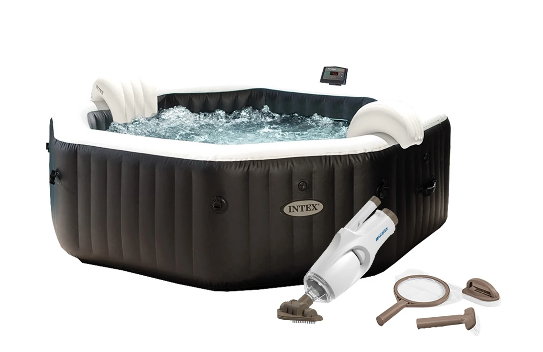 Intex | Vírivý bazén Pure Spa - Jet & Bubble Deluxe HWS 6 + výhodný set príslušenstva | 19900147