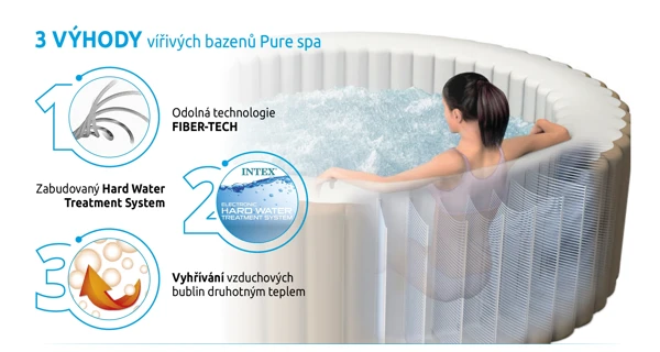 Vírivý bazén Simple Spa - Bubble + výhodný set príslušenstva
