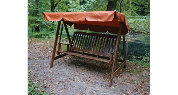 Záhradná drevená hojdačka Aneta