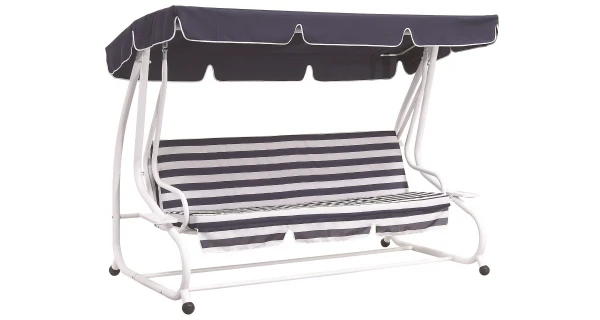 Záhradná kovová hojdačka De luxe