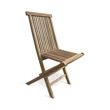Záhradná skladacia stolička Clasic - teak
