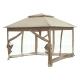Záhradný altánok Marimex Vista 3x3 m - béžový