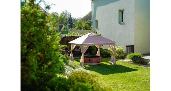 Záhradný altánok Marimex Vista 3x3 m - béžový