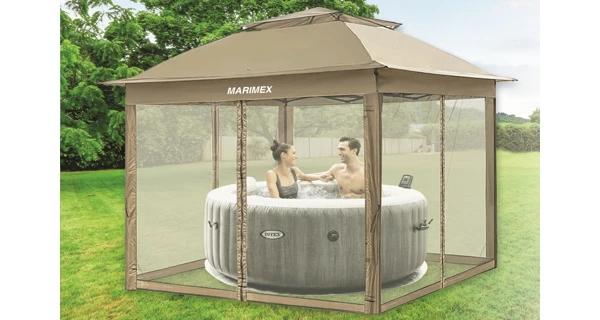 Záhradný altánok Marimex Vista 3x3 m - béžový