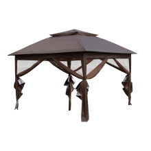 Záhradný altánok Marimex Vista 3x3 m - hnedý