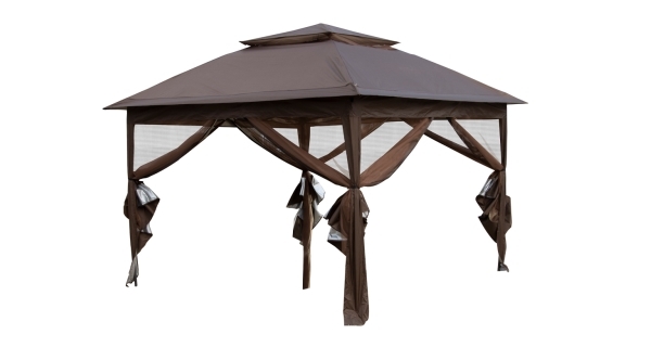 Marimex | Záhradný altánok Marimex Vista 3x3 m - hnedý | 10970572