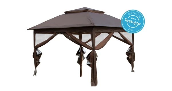 Záhradný altánok Marimex Vista 3x3 m - hnedý