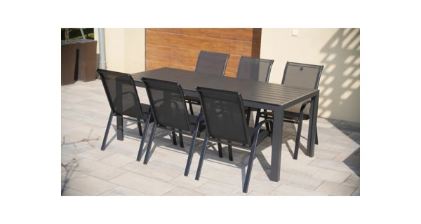 Záhradný set Viking XL (1x stôl + 6x stolička Ramada)
