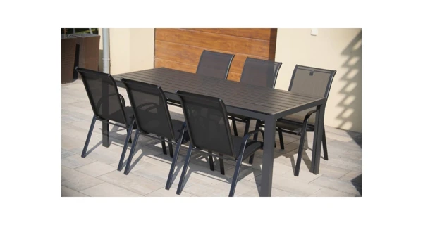 Záhradný set Viking XL (1x stôl + 6x stolička Ramada)