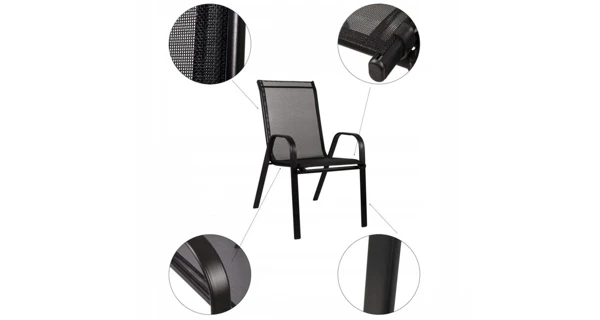 Záhradný set Viking XL (1x stôl + 6x stolička Ramada)