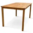 Záhradný stôl Lucy 140 x 80 cm - akácia