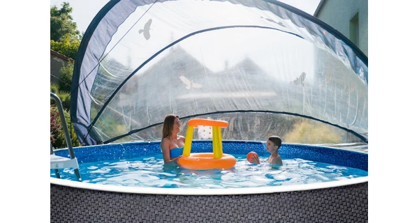 Zastrešenie Marimex Pool House Control - 3,66 m pre bazény s oceľovou stenou