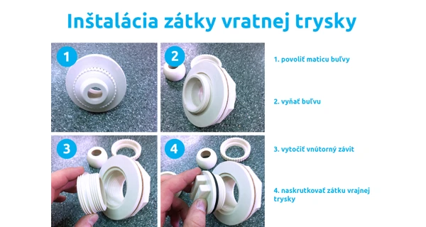 Zátka vratnej trysky Olympic