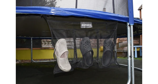 Závesné vrecko k trampolíne - na topánky