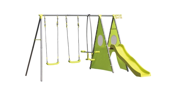 Zostava hojdačiek Marimex 112 so šmykľavkou